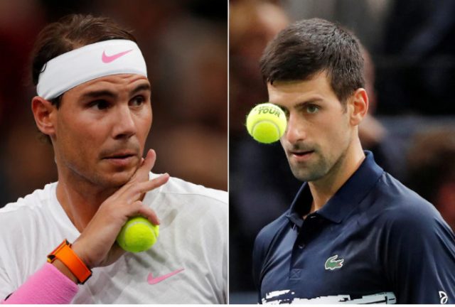 Người hâm mộ trông đợi cuộc đối đầu giữa Rafael Nadal và "kình địch" Novak Djokovic