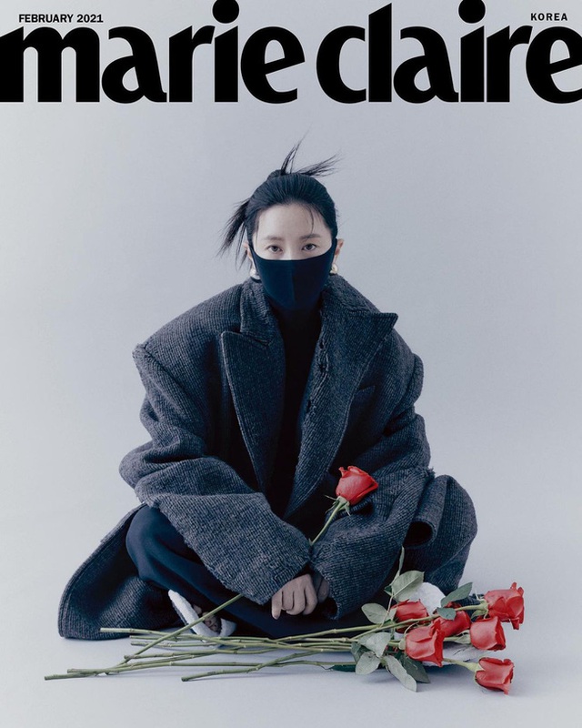 Nữ diễn viên với tạo hình cool ngầu trên trang bìa tạp chí Marie Claire Korea